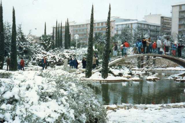 Bari: la storia del "newyorkese" Parco 2 Giugno, aperto per sempre in un giorno di neve